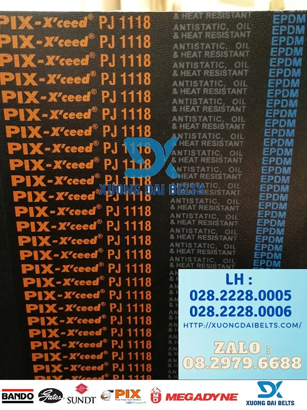 Dây curoa Pix PJ-1118